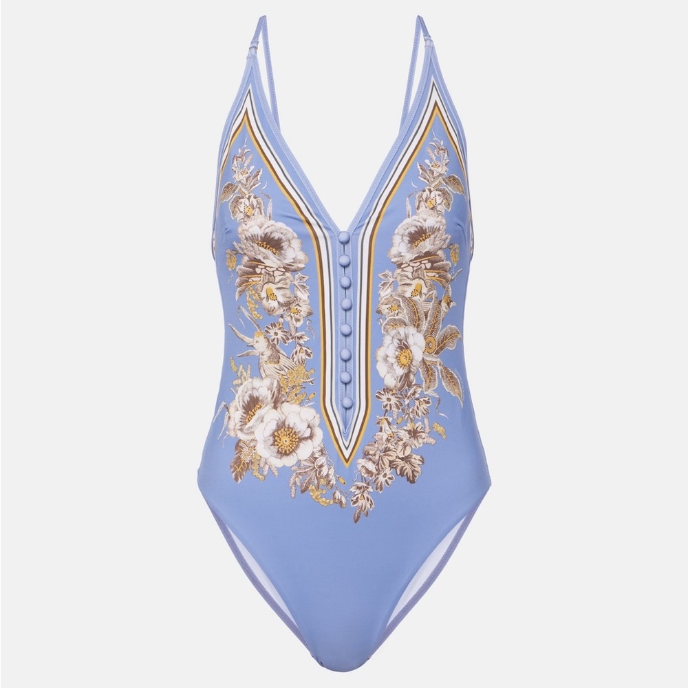 ZIMMERMANN Ottie floral print swimsuit